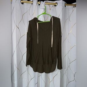 Olive green long sleeve tee